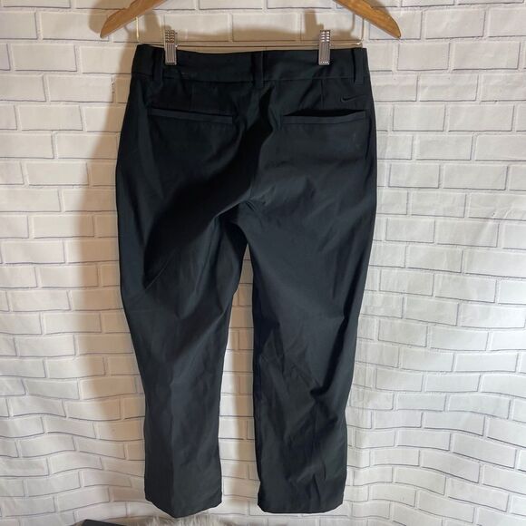 Nike Golf Black Tournament Dri Fit Crop Pants Sz 4 - Picture 3 of 7